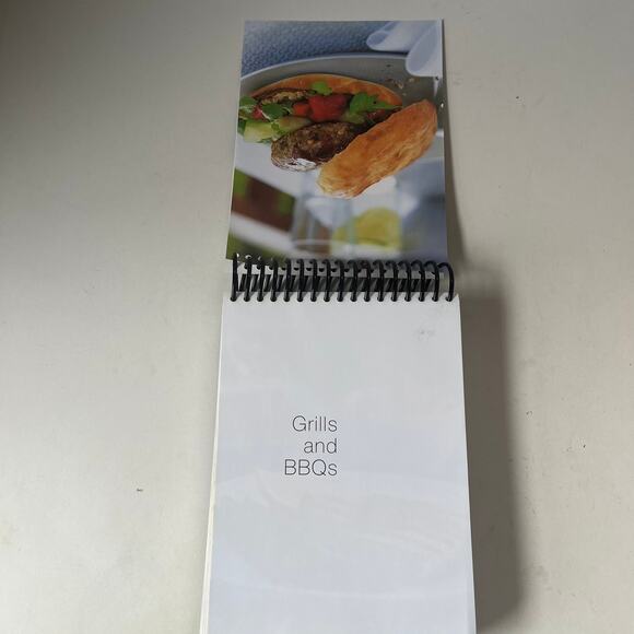 GRILLS & BBQS Flame-Cooked Flavor Top Spiral Cookbook Stand Bay Books Color - Picture 9 of 12